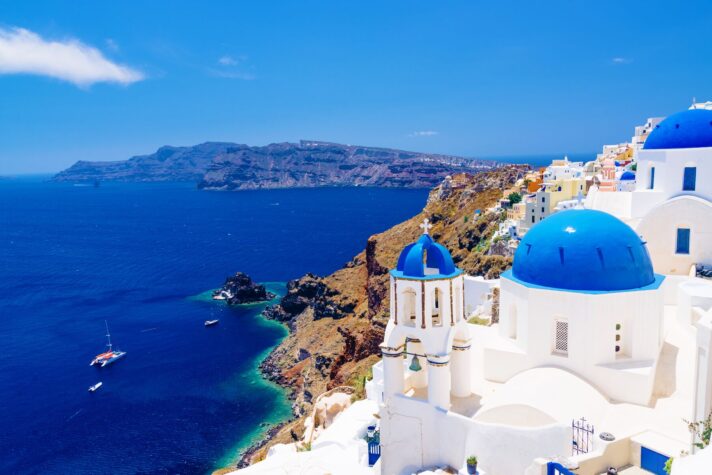 a eu greece santorini oia white churches blue domes 522136778 rf g low res