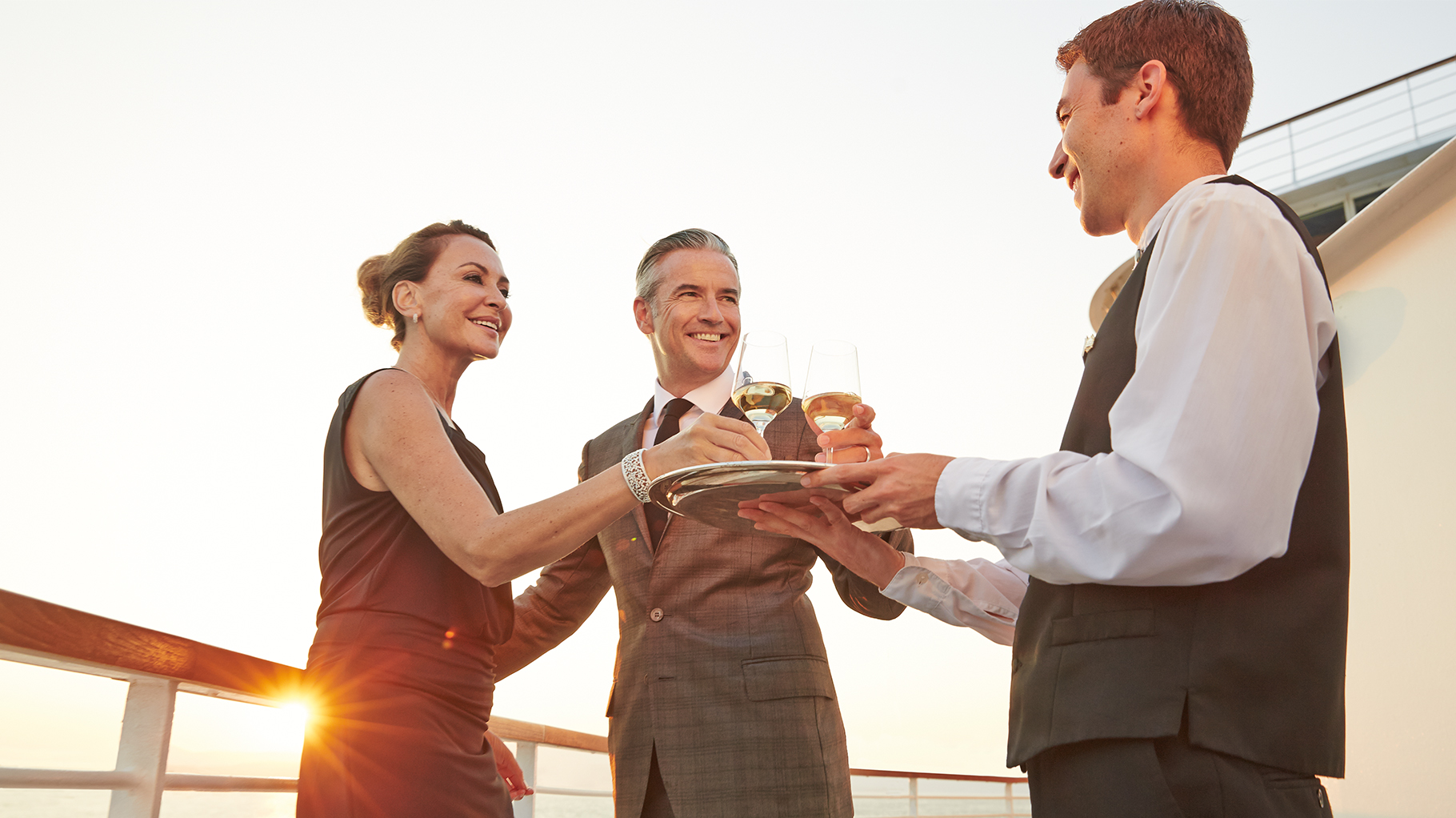 Luxury cruise lines offer the best in service