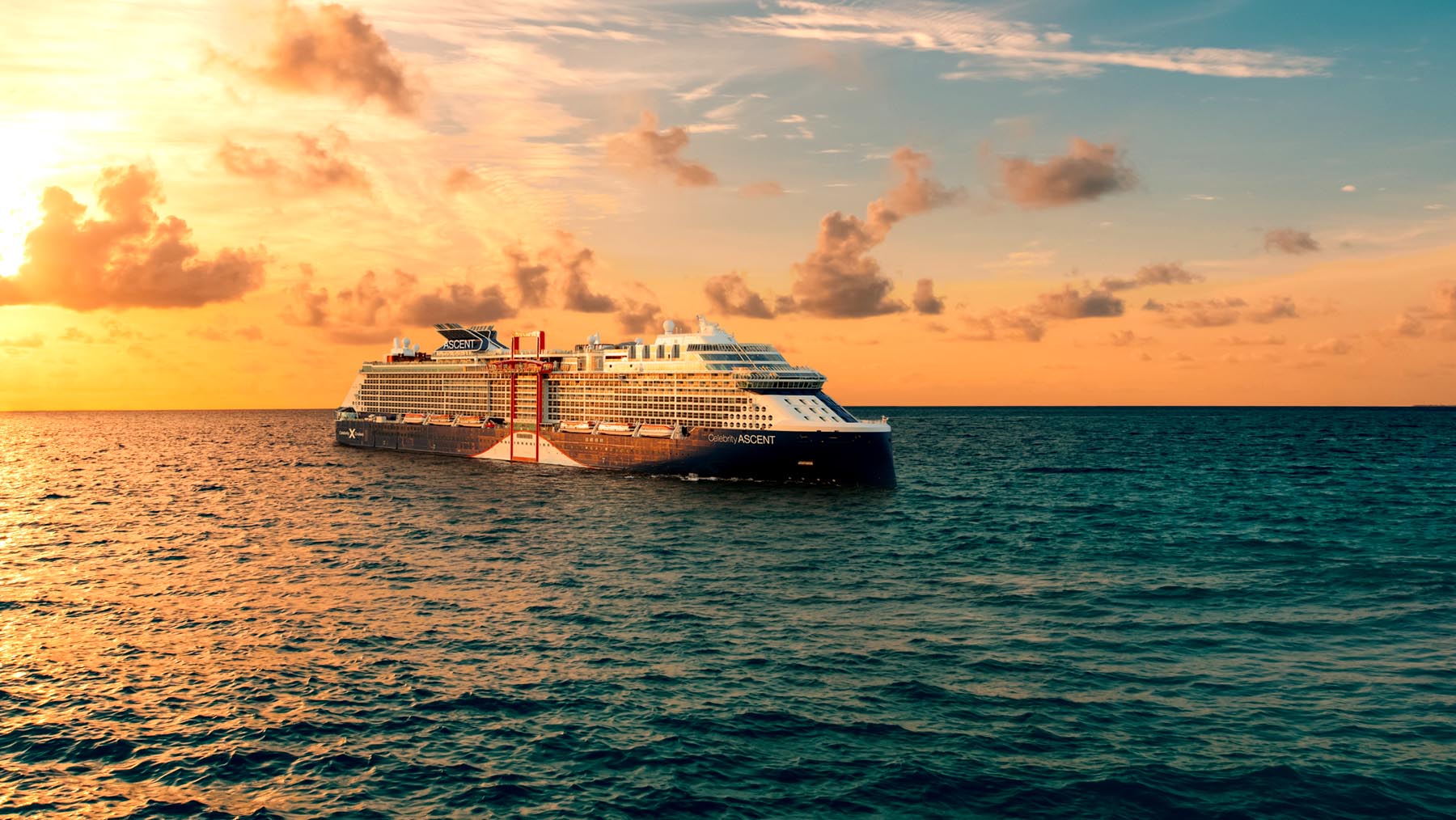 Celebrity Cruises sails the high seas