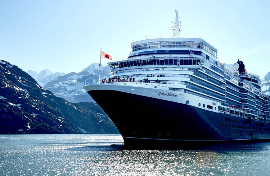 Queen Elizabeth, a vessel of Cunard Line that offers itineraries from Australia.