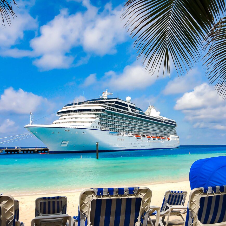 A cruise ship in the Caribbean. Australia's cruise ships