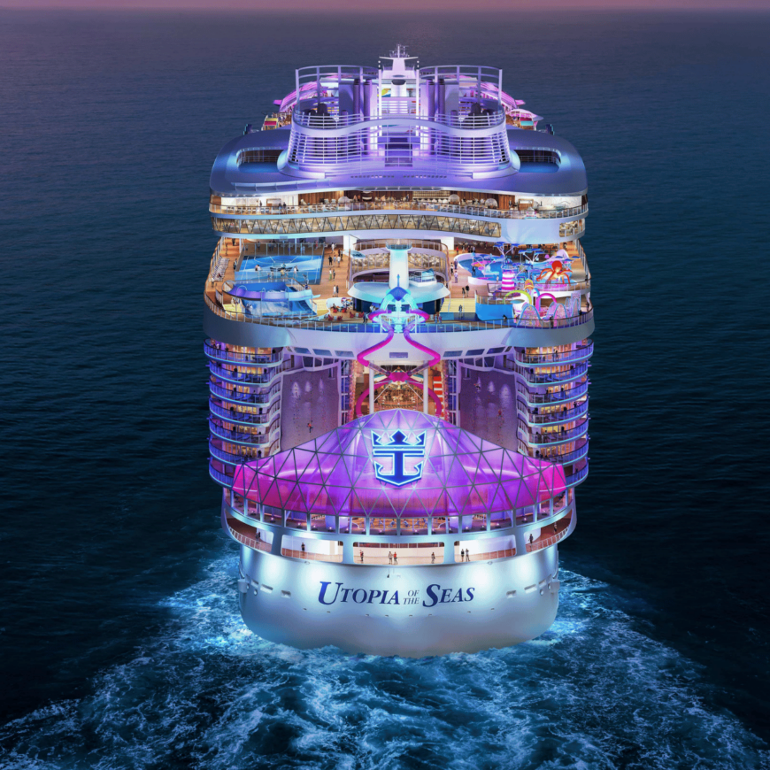 Utopia of the Seas has been delivered